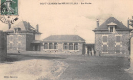 SAINT-GERMAIN-les-BELLES-FILLES (Haute-Vienne), Les Ecoles - Voyagé 1912 (2 Scans) Corset Modèle 16 Cours Lafayette Lyon - Saint Germain Les Belles