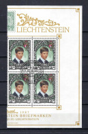 LIECHTENSTEIN  Ca.1987: Bloc De 4x 2FS, Obl. PJ, TB Qualité - Gebraucht