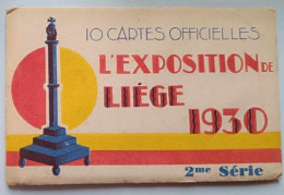 Carnet De Cartes Complet - Belgique - Liège - Exposition De Liège 1930 - 2è Série - Cartes Postales Anciennes - Andere & Zonder Classificatie