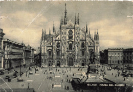 ITALIE - Milano - Vue Générale De Plazza Del Duomo - Animé - Carte Postale Ancienne - Milano (Milan)