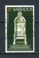 BARBADE - ASSO. PARLEMENTAIRE DU COMMONWEALTH  - N° Yvert 435 Obli. - Barbados (1966-...)