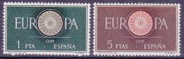 EUROPA - CEPT - Michel - 1960 - SPANJE - Nr 1189/90 -  MNH** - 1960