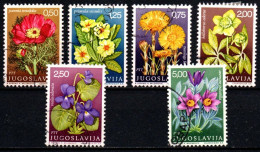 1969 - Jugoslavia 1224/29 Fiori   ------- - Used Stamps