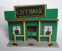 FIGURINE MAISON FAR WEST CITY BANK Jem Norev (1) Cowboy Western - Militari