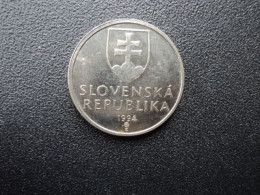 SLOVAQUIE : 5 KORUNA   1994    KM 14      SUP - Slovacchia