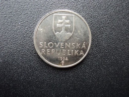 SLOVAQUIE : 5 KORUNA   1994    KM 14      SUP - Slovaquie