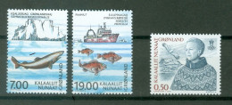 Groenland  Yv 365/366 Et 367   * *  TB  Dont Poisson Bateau - Unused Stamps