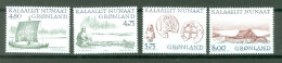 Groenland  Yv  318/321  * *  TB Dont Bateau  - Nuevos