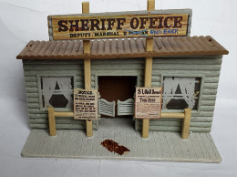 FIGURINE MAISON FAR WEST SHERIFF OFFICE Jem Norev (2) Cowboy Western - Leger
