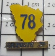 715A  Pin's Pins / Rare & Belle Qualité !!! POSTES / DEPARTEMENT 78 YVELINES LA POSTE Si Chère , Si Lente ! - Correo