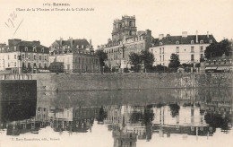 FRANCE - Rennes - Place De La Mission Et Tours De La Cathédrale - Carte Postale Ancienne - Rennes