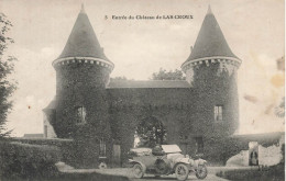 Cromac * Entrée Du Château De Las Croux * Lascroux * Automobile Ancienne Marque Type Modèle ? - Autres & Non Classés