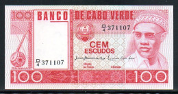 685-Cap Vert 100 Escudos 1977 D4 Neuf/unc - Kaapverdische Eilanden