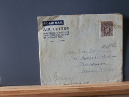 1O6/192  AIR LETTER/AEROGRAMME  NIGERIA TO GERMANY1951 WITH CONTENT - Nigeria (...-1960)