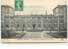 PARIS - Hôpital Necker - Cour Intérieure - Boulevard De La Terrasse - N°7 - ELD - Santé, Hôpitaux