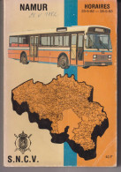 Guide Horaires De Bus PROVINCE DE NAMUR 1982-83 - Europa