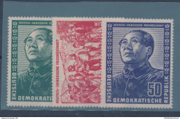 1951 DDR, Mao Tse Tung , 3 Valori , Michel 286/88, MNH** - Andere & Zonder Classificatie