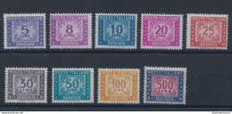 1955-66 Italia - Repubblica  - Segnatasse N 111/120 , 8 Lire Filigrana Stelle , - Postage Due