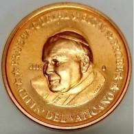 VATICAN - 1 EURO CENT 2005 - JEAN PAUL II - PROTOTYPE - FDC - Vaticaanstad