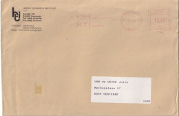 Enveloppe Oblitérée Institut Technique Supérieur Ostende 1992 - Cartas & Documentos