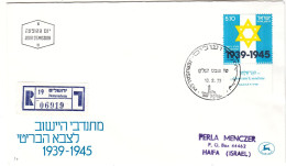 Israël - Lettre FDC Recom De 1979 - Oblit Jerusalem - - Briefe U. Dokumente