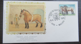 FDC Zijde 1810 'Ardens Trekpaard' - 1971-1980