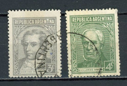 ARGENTINE :  CÉLÉBRITÉS  - N° Yvert 392+393 Obli. - Used Stamps