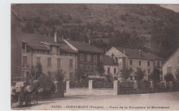 VOSGES - 24098 - CORNIMONT - Place De La Pranzière Et Monument - Cornimont