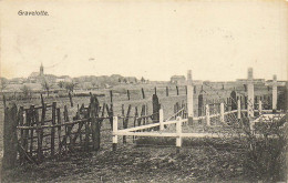 57 GRAVELOTTE CIMETIERE ET VUE GENERALE - Cimetières Militaires