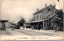 CPA - SELECTION -  AUXI LE CHATEAU - La Gare Arrivée D'un Train - Auxi Le Chateau