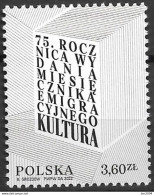 2022 Polen Mi.5392 **MNH   75. Jahrestag Der Gründung Der Literarischen Zeitschrift „Kultura” Für Polnische Emigranten. - Ungebraucht