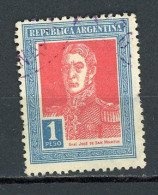 ARGENTINE : SAN MARTIN  - N° Yvert 288 Obli. - Used Stamps