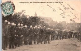 CPA - SELECTION -  AUXI LE CHATEAU -  La Compagnie Des Sapeurs Pompiers - Auxi Le Chateau