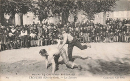 CMCB N°307 * Tréguier , Les Lutteurs * Lutte * Coutumes Moeurs Et Costumes Bretons * C.M.C.B. * Sport - Tréguier