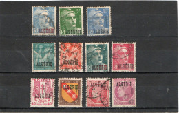 ALGERIE   1945-47  Y.T. N° 225  à  244  Incomplet  Oblitéré  Frais De Gestion Compris - Used Stamps