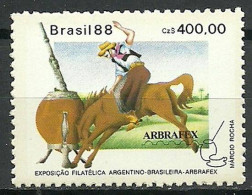 Brazil 1988 Mi 2275 MNH  (ZS3 BRZ2275) - Caballos