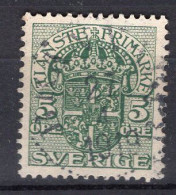 T1557 - SUEDE SWEDEN SERVICE Yv N°35 - Officials