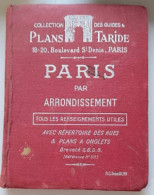 Livre - Collection Des Guides - Paris Par Arrondissement - Avec Répertoire Des Rues Et Plans A Onglets - Turismo