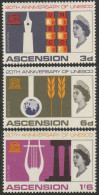 THEMATIC UNESCO:   20th ANNIVERSARY OF UNESCO.  EMBLEMS AND ALLEGORIES   -  ASCENSION - UNESCO