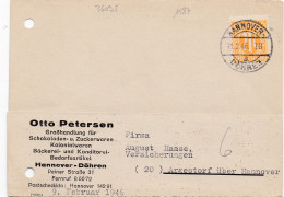 36095# ZONE OCCUPATION ANGLO AMERICAINE CARTE POSTALE Obl HANNOVER DÖHREN 1946 Pour ARGESTORF - Cartas & Documentos