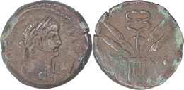 ROME - ALEXANDRIE (Egypte) - Claude - Diobole - 50-51 AD - Caducée Et épis De Blé - RPC.5182 - 18-208 - Provinces Et Ateliers