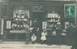 14 SAINT PIERRE Sur DIVES - Librairie Papeterie DUMAINE - TTB / Top Rare - Autres & Non Classés