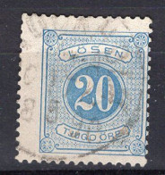 T1572 - SUEDE SWEDEN TAXE Yv N°6 (A) - Postage Due