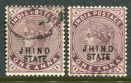 1886 ICS Jind 1a Used Colours - Sonstige & Ohne Zuordnung
