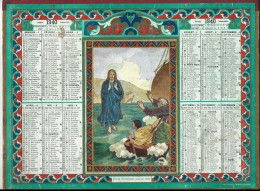 Almanach  Calendrier P.T.T  - La Poste -1940 -  Jesus Marchant Sur La Mer - Autres & Non Classés