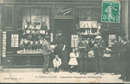 14 SAINT PIERRE Sur DIVES - Librairie Papeterie DUMAINE - TB  / Top Rare - Autres & Non Classés