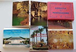 Lot De 5 Carnets De Vues -Abbazia Di Montecassino - Dordogne - Tanger - Gouffre De Padirac - Cartes Postales Anciennes - Autres & Non Classés