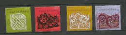 N° 4600 à 4603 Dentelles :mécaniques Sur Timbres Alençon-Calais-Chantilly Et  Le Puy  Neufs * * TB  Voir Scans Soldé ! ! - Textile