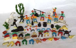 LOT FIGURINES FAR WEST COWBOYS CAMP NOREV JEM FIGURINE Tout états - Militares