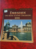 CALENDRIER DRESDEN UND SEINE SCHONE UMGEBUNG 2001 POSTKARTENKALENDER - Autres & Non Classés